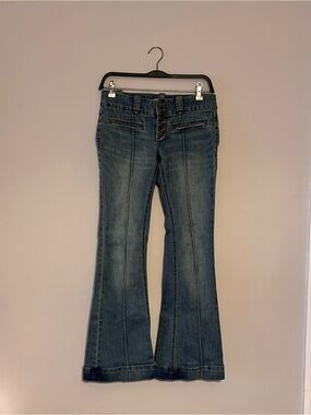 2000’s Free People Front Seam Flare Jeans